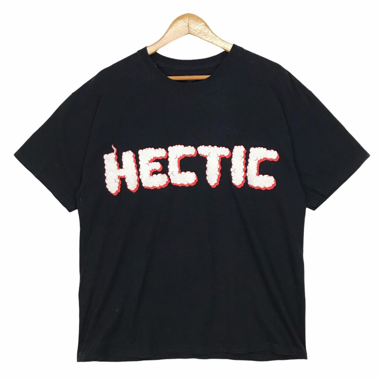 Vintage Vintage MAD HECTIC Spell Out Black Tee L Size Streetwear Size US L / EU 52-54 / 3 - 1 Thumbnail
