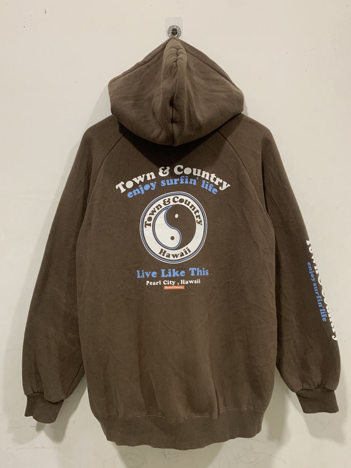 Vintage Vintage Sweater Hoodies Town & Country Size US L / EU 52-54 / 3 - 1 Thumbnail