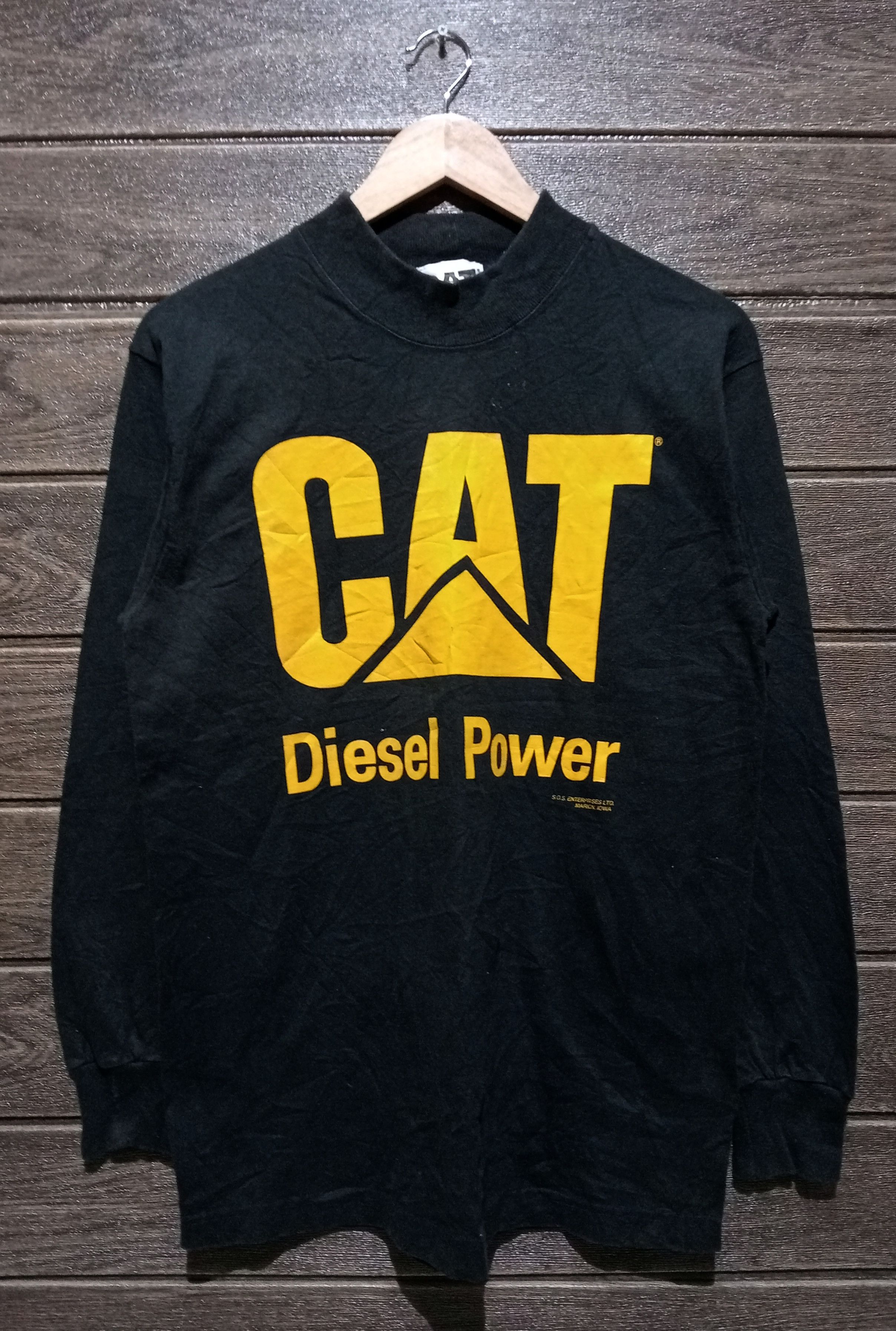 Caterpillar VTG '90s Caterpillar Work Clothing Long Sleeve Tshirt USA Size US M / EU 48-50 / 2 - 1 Thumbnail