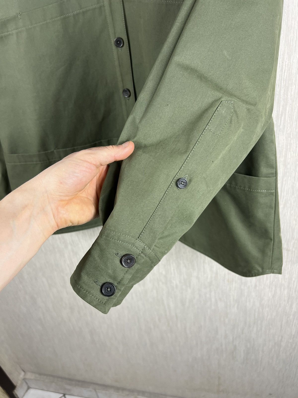 Acne Studios Mark Kenly Domino Tan sandra over shirt jacket multipocket Size XS / US 0-2 / IT 36-38 - 12 Thumbnail