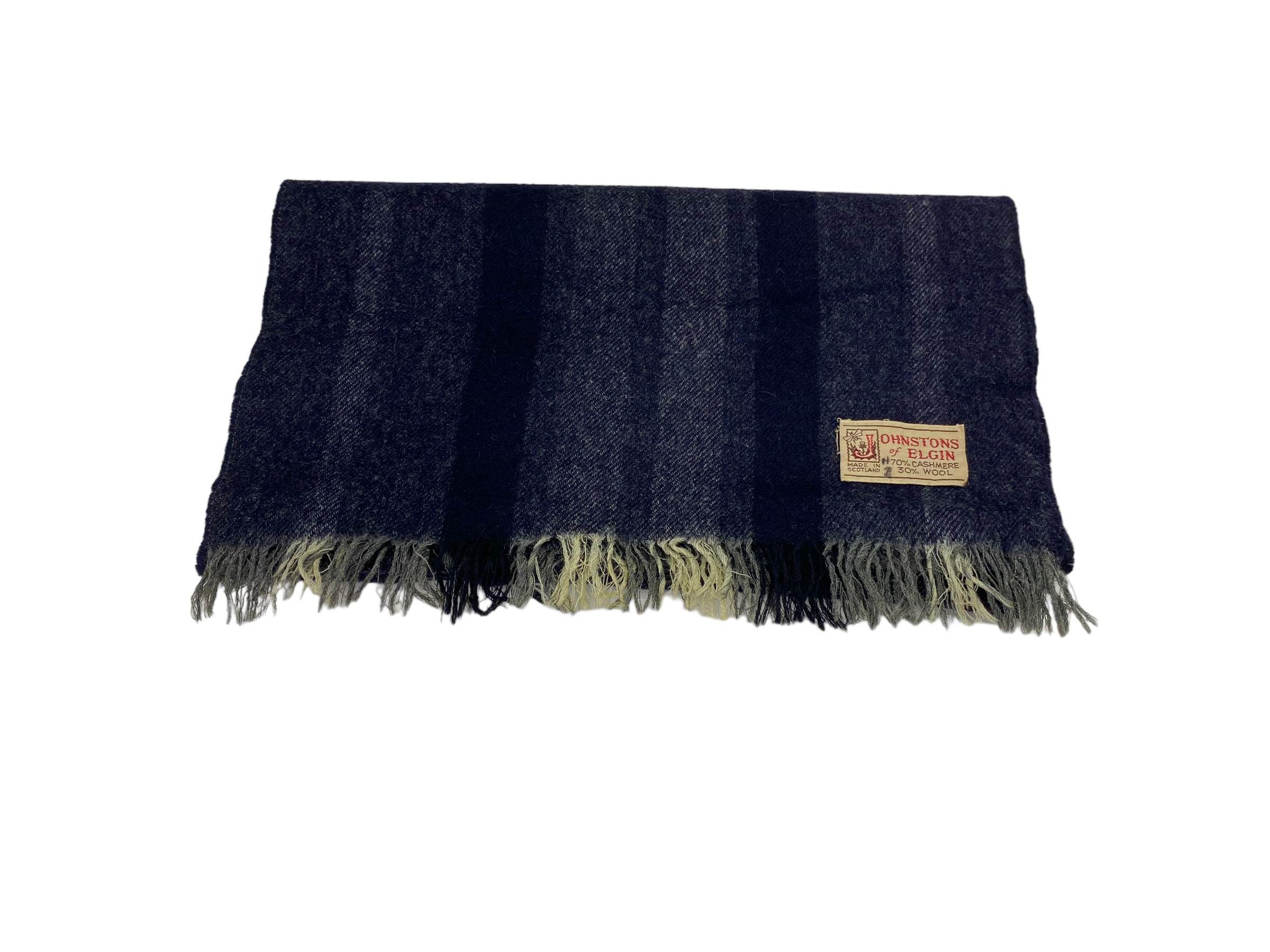 Johnstons Of Elgin JohnstonVintage Daks London Wool Scarf -Striped England Made Size ONE SIZE - 6 Thumbnail