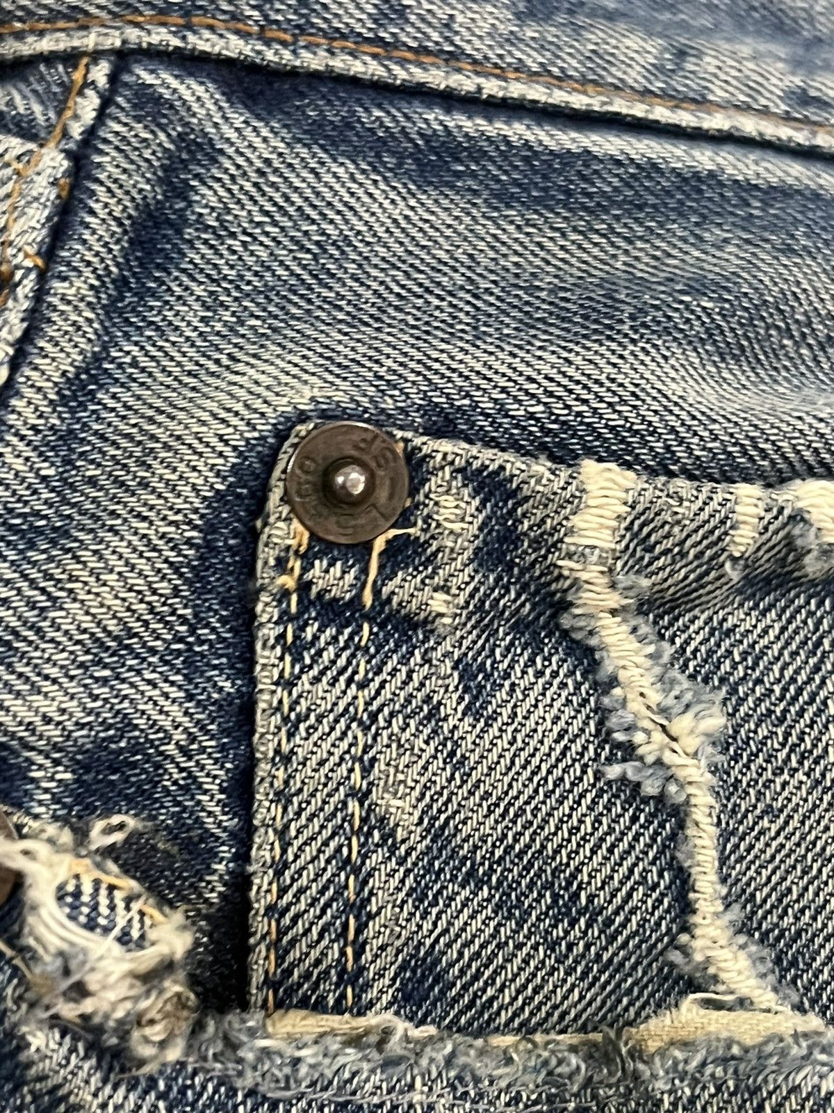 Levi's True Vintage 60’s Levi’s 501 Big E Button 4 Selvedge Denim Size US 32 / EU 48 - 10 Thumbnail
