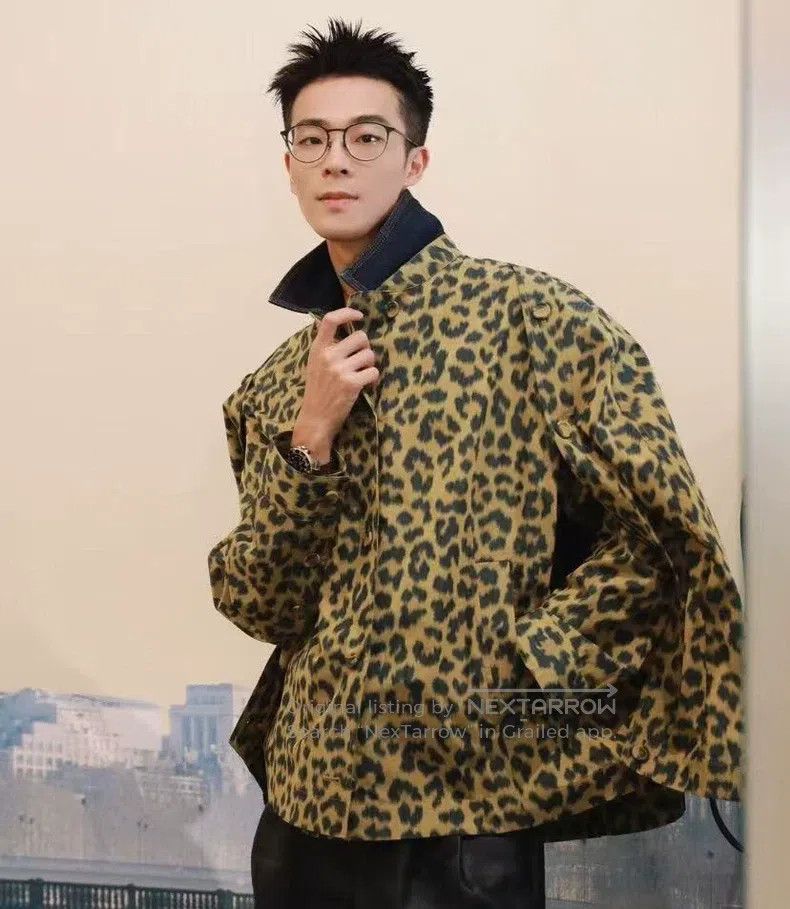 Dior Dior Yellow leopard round-neck single-breasted long-sleeve Size US S / EU 44-46 / 1 - 7 Thumbnail
