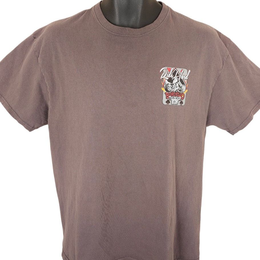Delta Bordello Thunder Run T Shirt Mens Size Large Brown 2017 Ride Size US L / EU 52-54 / 3 - 2 Thumbnail