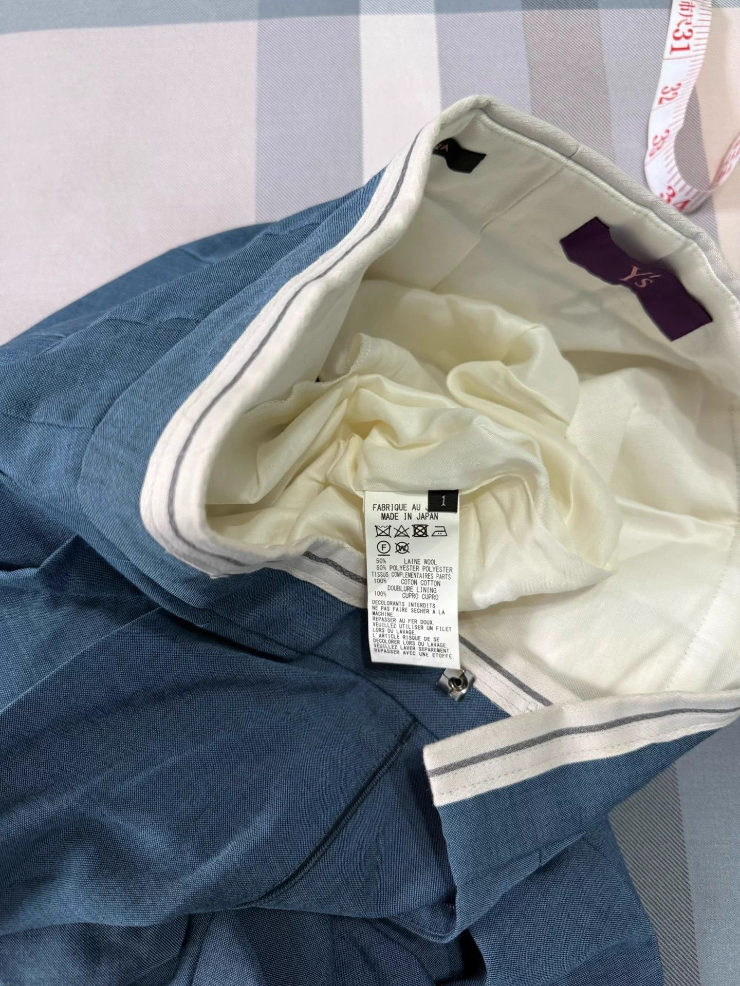 Yohji Yamamoto Y's Yohji Yamamoto tailored pants blazer worn once 95 new Size US 29 - 5 Thumbnail