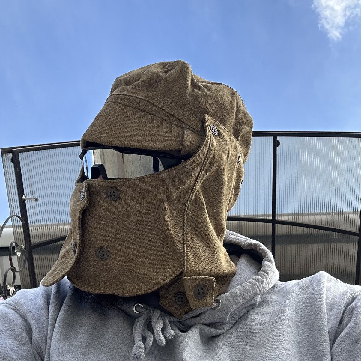 If Six Was Nine × Japanese Brand Vintage OKZK Cap Balaclava USSR Afghanistan 70s Y2K Crazyy Size ONE SIZE - 10 Thumbnail
