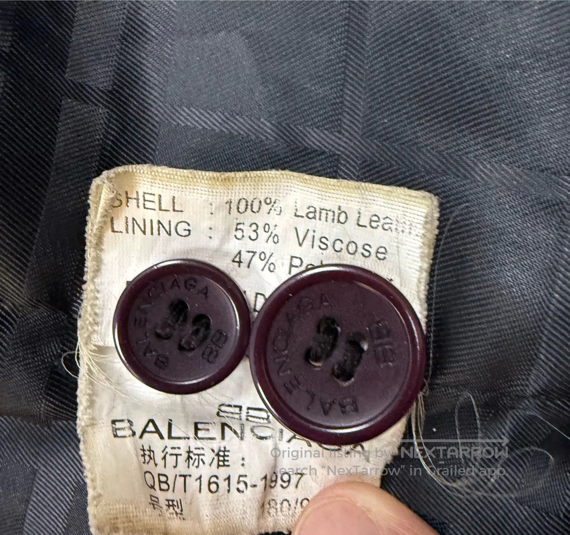 Balenciaga Balenciaga Men’s Leather Jacket Coat. Size US M / EU 48-50 / 2 - 5 Thumbnail