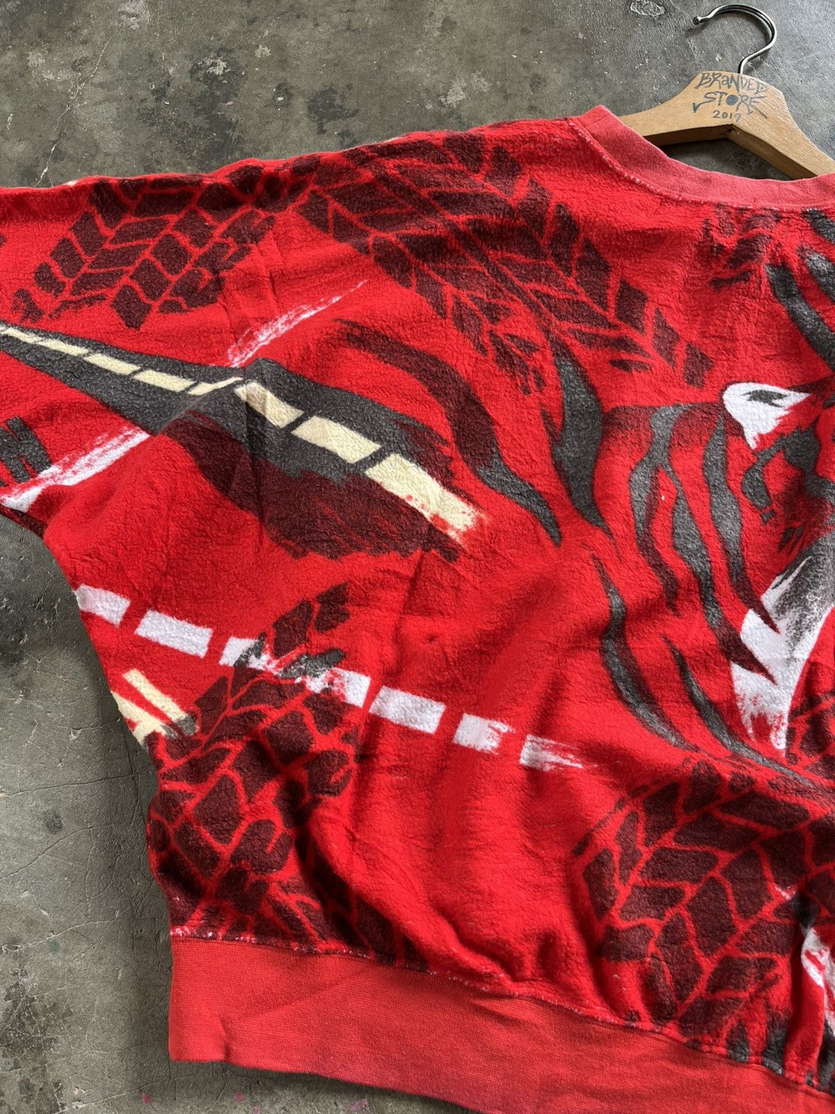 Designer × Japanese Brand × Kansai Yamamoto RARE Vintage Kansai Yamamoto Tiger Logo OVP Sweetshirt 90s Size US M / EU 48-50 / 2 - 10 Thumbnail