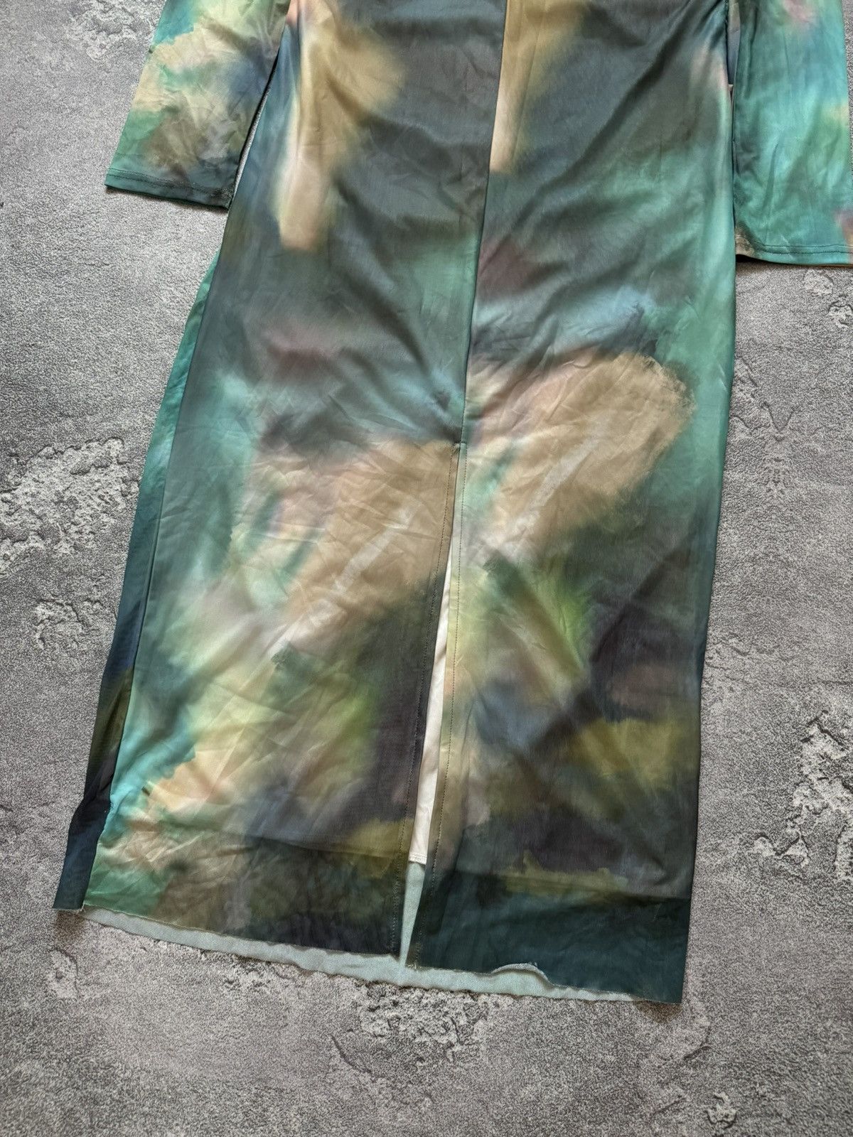 Japanese Brand × Jean Paul Gaultier Mesh dress long all printed motive like Jean Paul Gaultier Size XL / US 12-14 / IT 48-50 - 12 Thumbnail