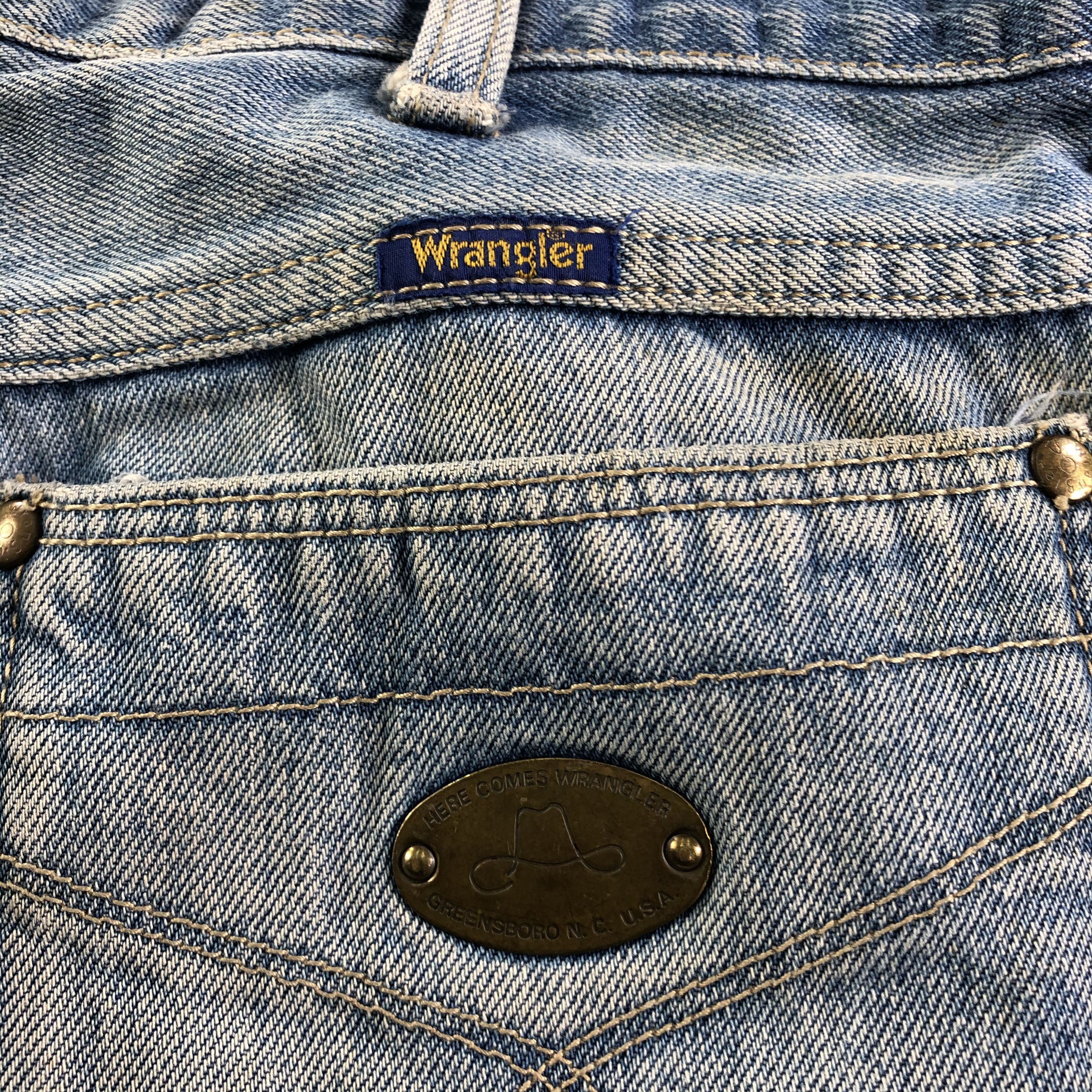 Vintage Vintage Wrangler Jeans Distressed Denim KJ2256 Size US 30 / EU 46 - 5 Thumbnail
