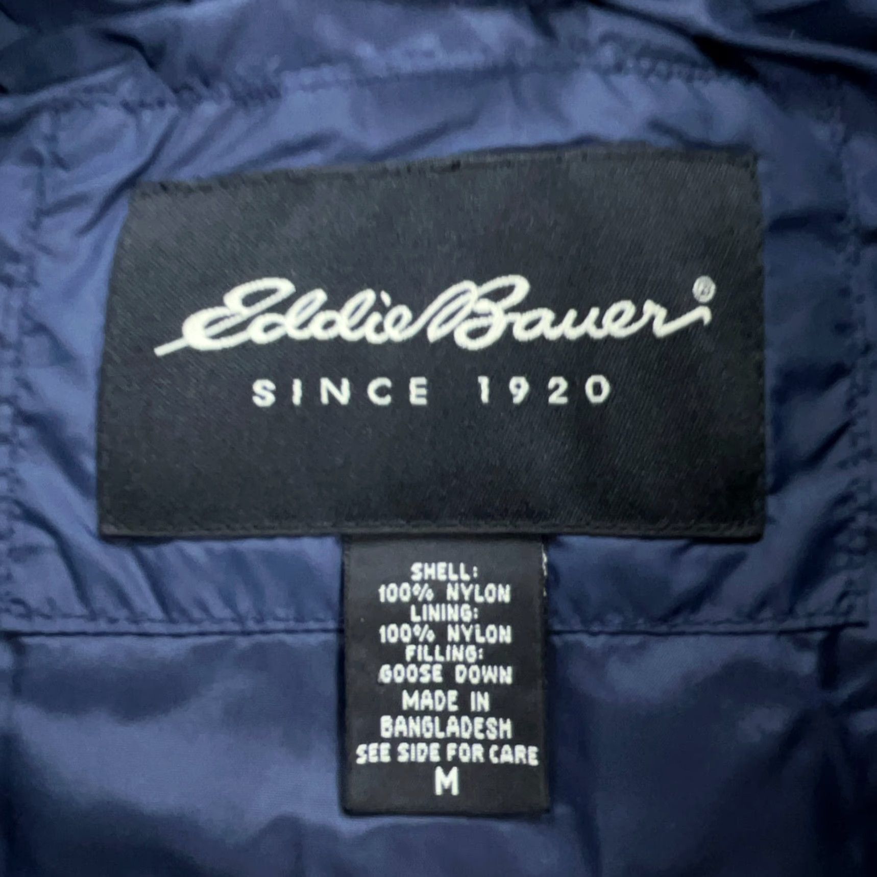 Eddie Bauer Eddie Bauer Puffer Vest Men Medium Blue Goose Down Fill Jacket Sleeveless Navy H Vest Java Size US M / EU 48-50 / 2 - 4 Thumbnail