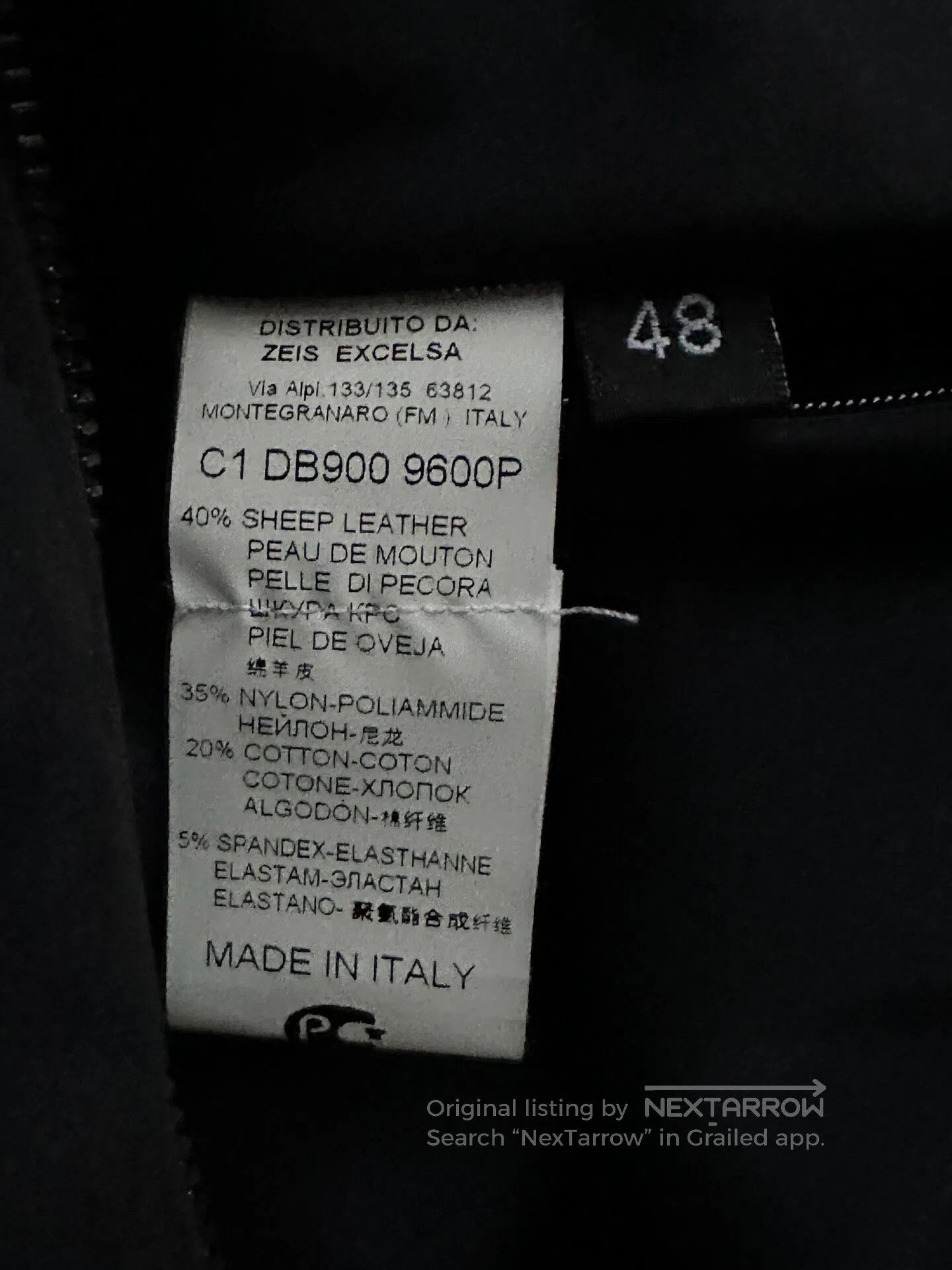 Dirk Bikkembergs dirk bikkembergs Spliced zipper leather jacket| Size US M / EU 48-50 / 2 - 5 Thumbnail