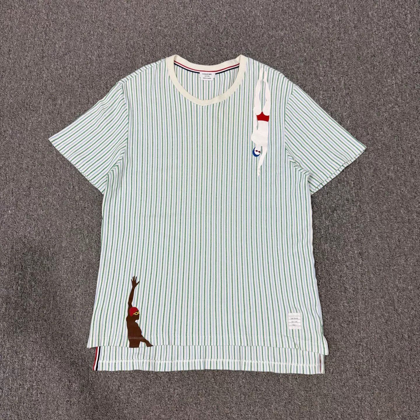 Thom Browne Thom Browne TB striped short-sleeve 4 95 New Size S / US 4 / IT 40 - 1 Thumbnail