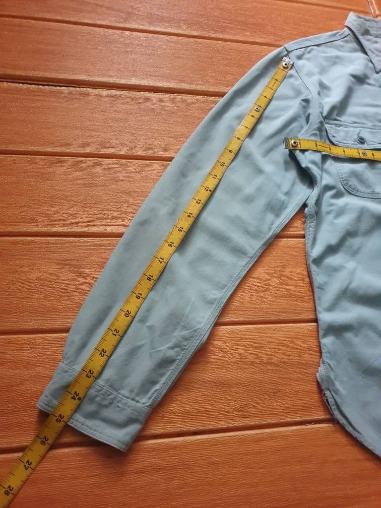 Journal Standard Journal Standard Salvedge Japanese Brand Chambray Shirt Size US M / EU 48-50 / 2 - 9 Thumbnail
