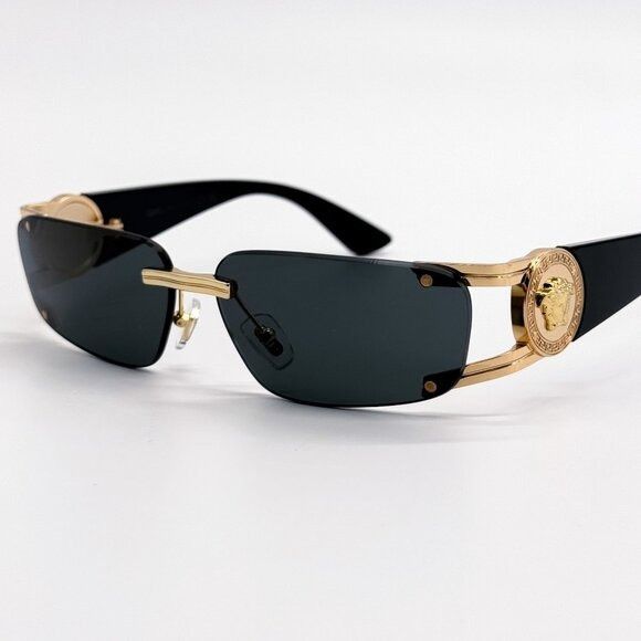 Versace NEW VERSACE SUNGLASSES VE2291 1002/87 UNISEX EYEWEAR VE2291 Size ONE SIZE - 3 Thumbnail