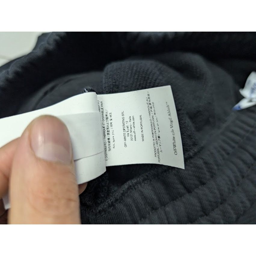 Off-White o1rshd1 Pixel Diag Sweatpants in Black / White Size US 36 / EU 52 - 22 Thumbnail