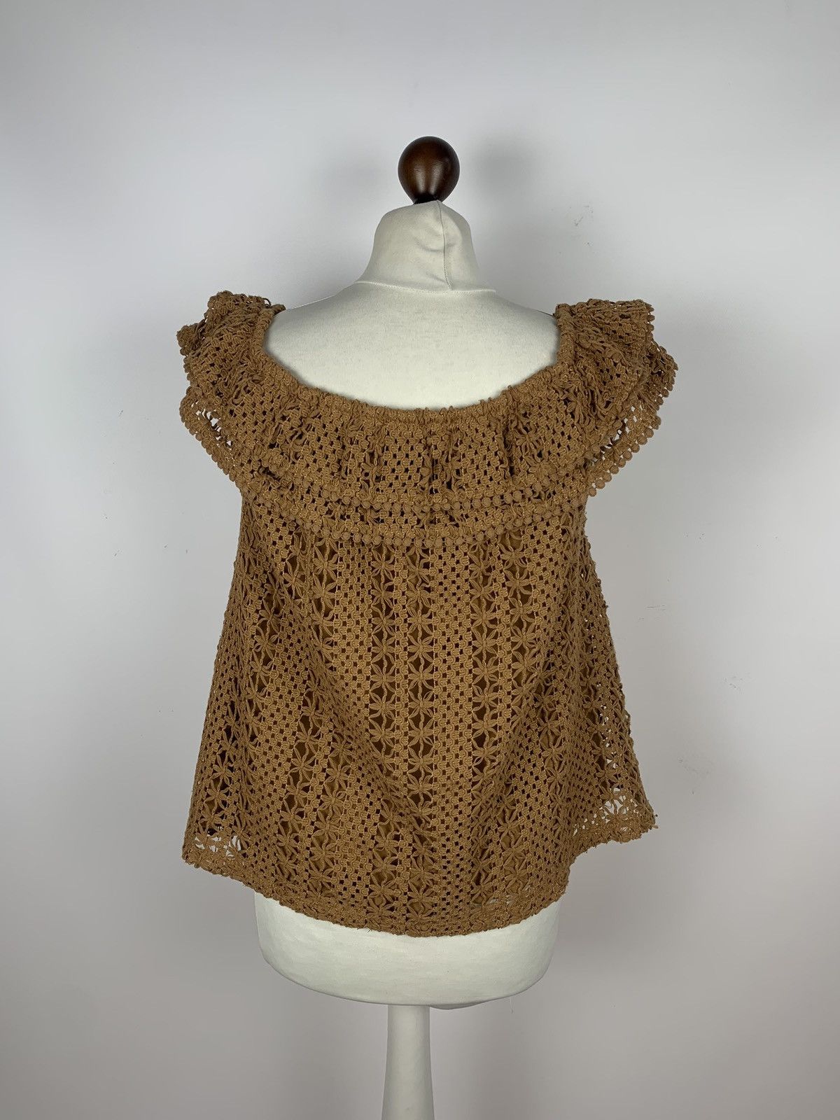 Sezane Sezane Fait Alec Amour Crochet T-Shirt Short Sleeve Size XL Size XL / US 12-14 / IT 48-50 - 5 Thumbnail