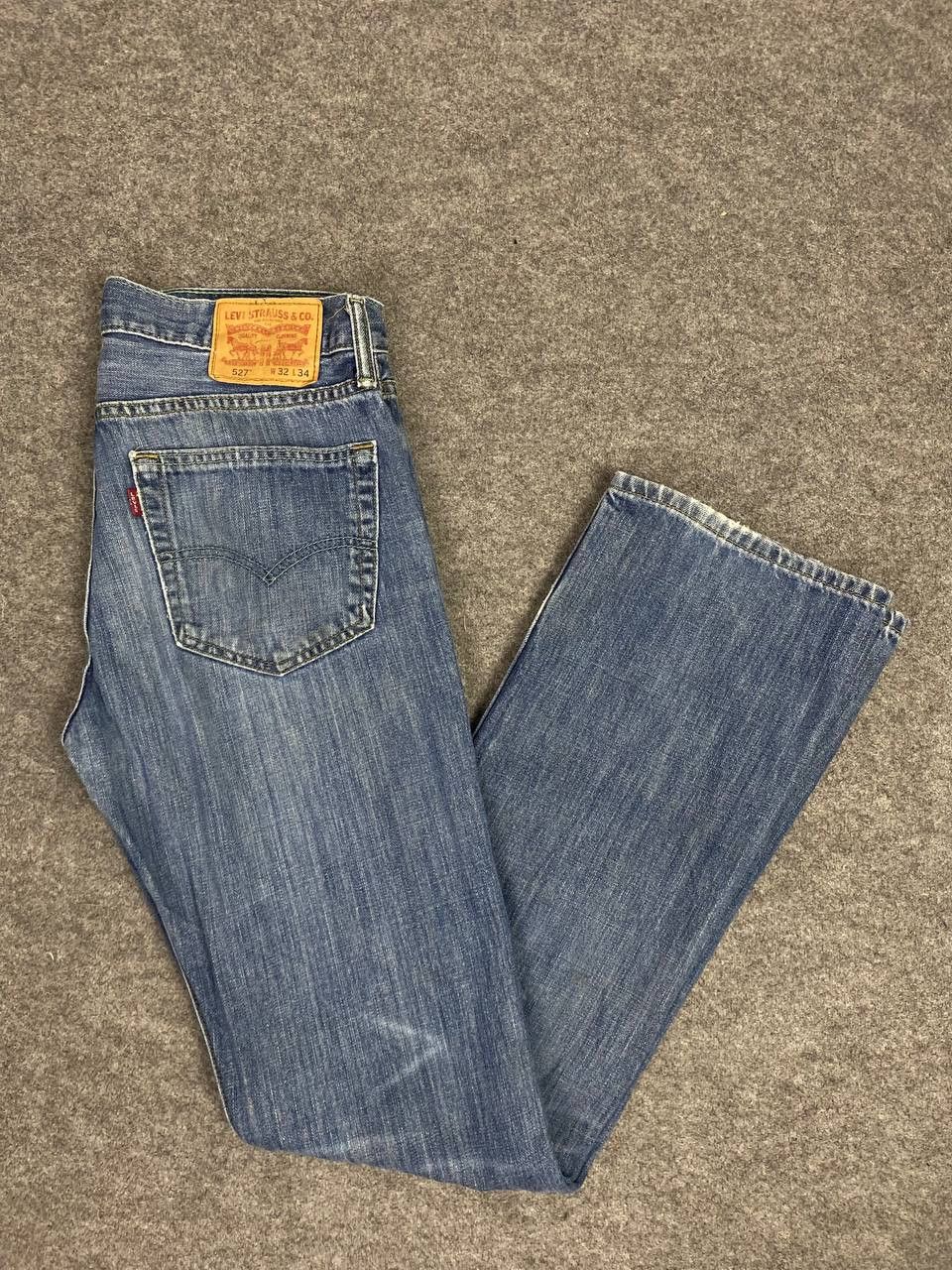 levis 527 bootcut flare distressed reworked denim