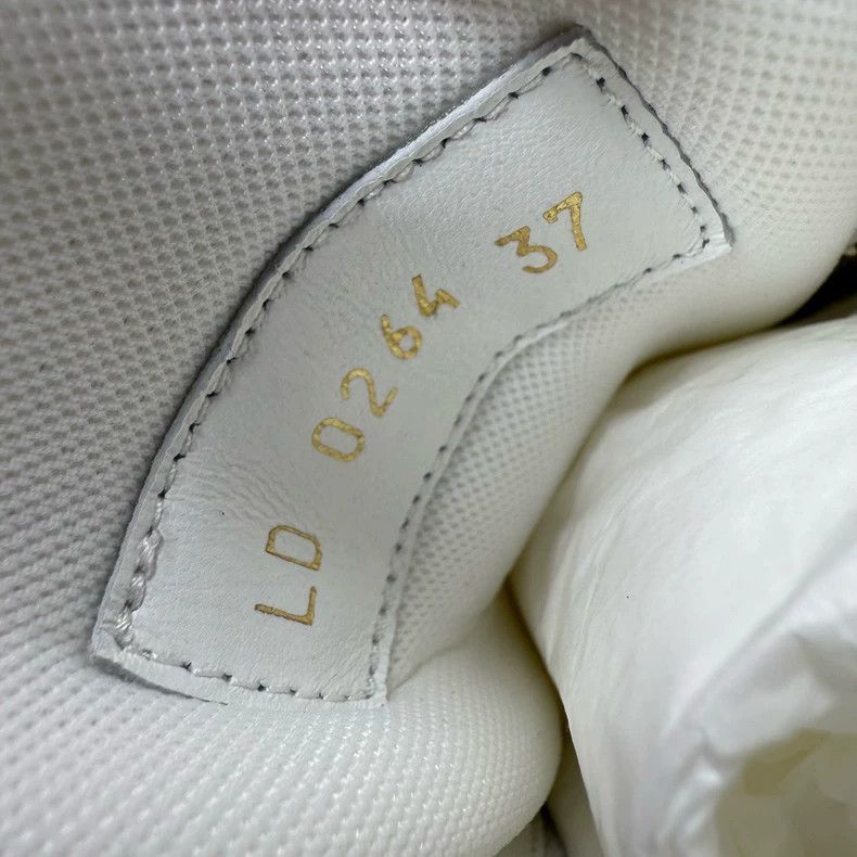 Louis Vuitton LOUIS VUITTON LV TRAINER White Blue Sneakers-2506 Size US 10 / EU 43 - 3 Thumbnail