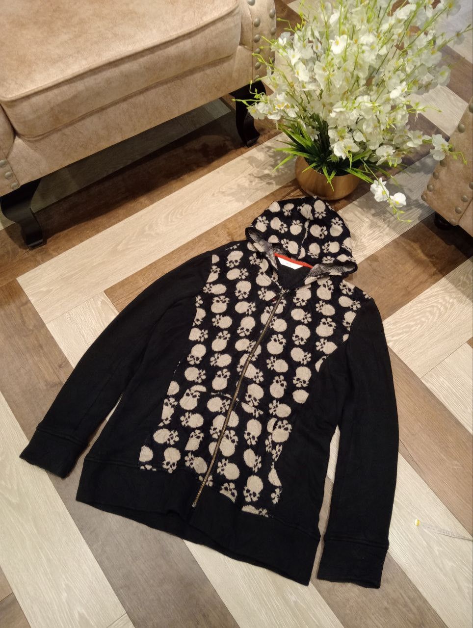 If Six Was Nine M.A. SKULLS JAPAN HOODIE - SIZE 42 Size US M / EU 48-50 / 2 - 3 Thumbnail