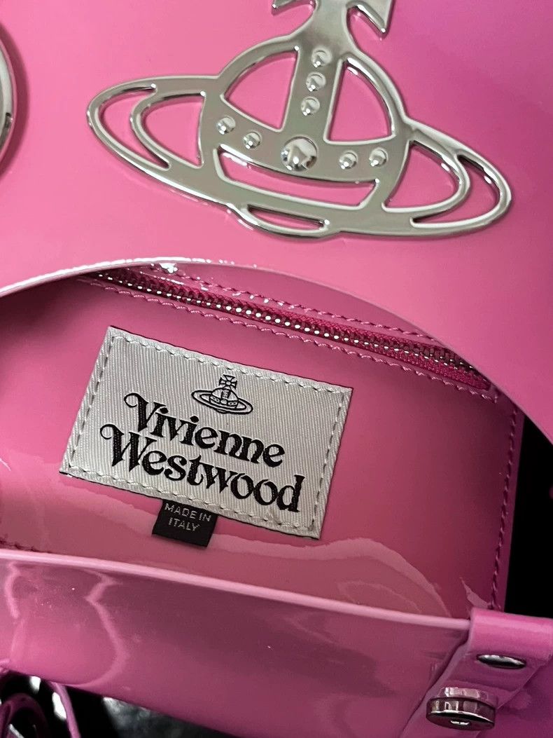 Vivienne Westwood Vivienne Westwood size os Silver logo flap closure cowhide Size ONE SIZE - 2 Thumbnail