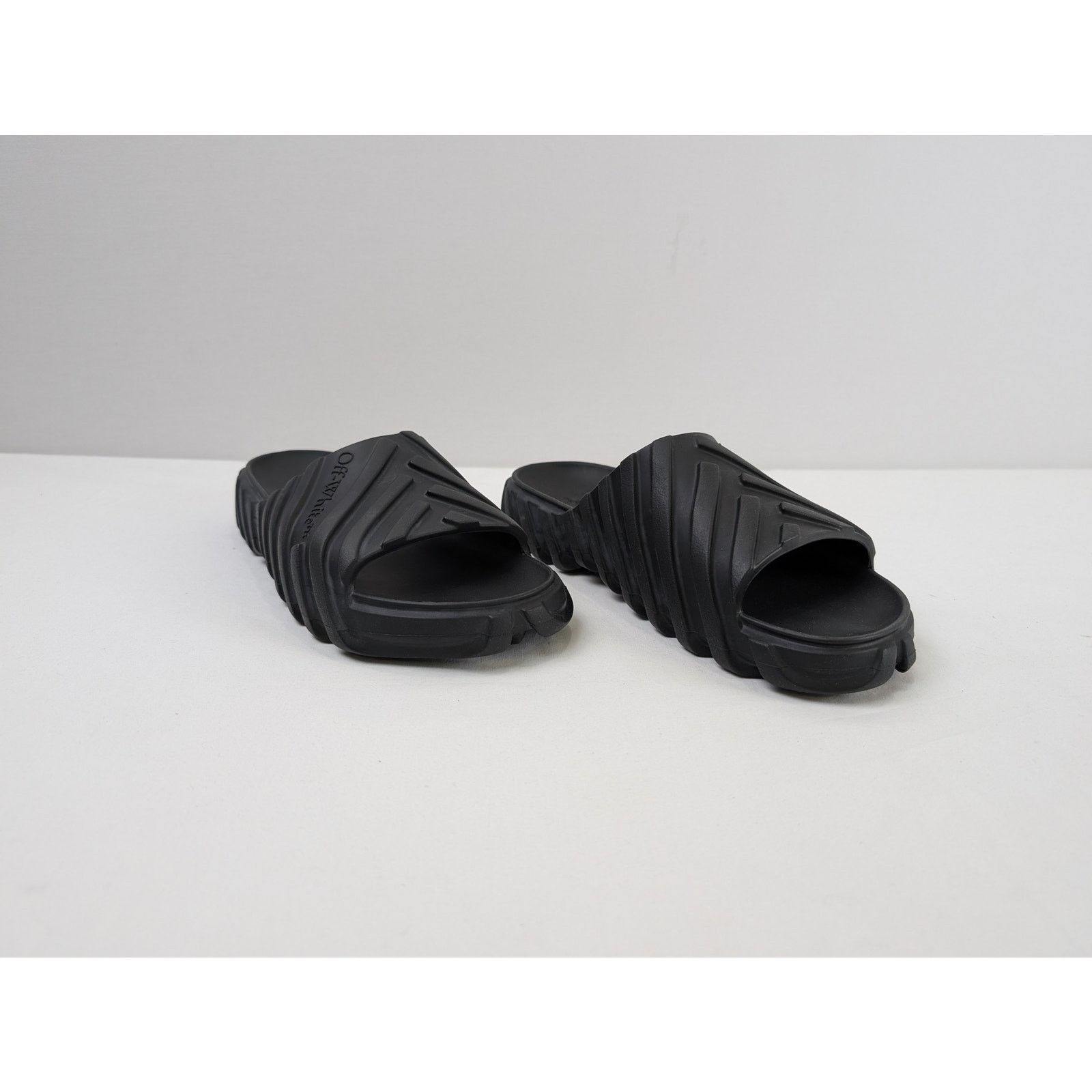 Off-White o1rshd1 Exploration Sliders Slippers in Black Size US 9 / EU 42 - 5 Thumbnail