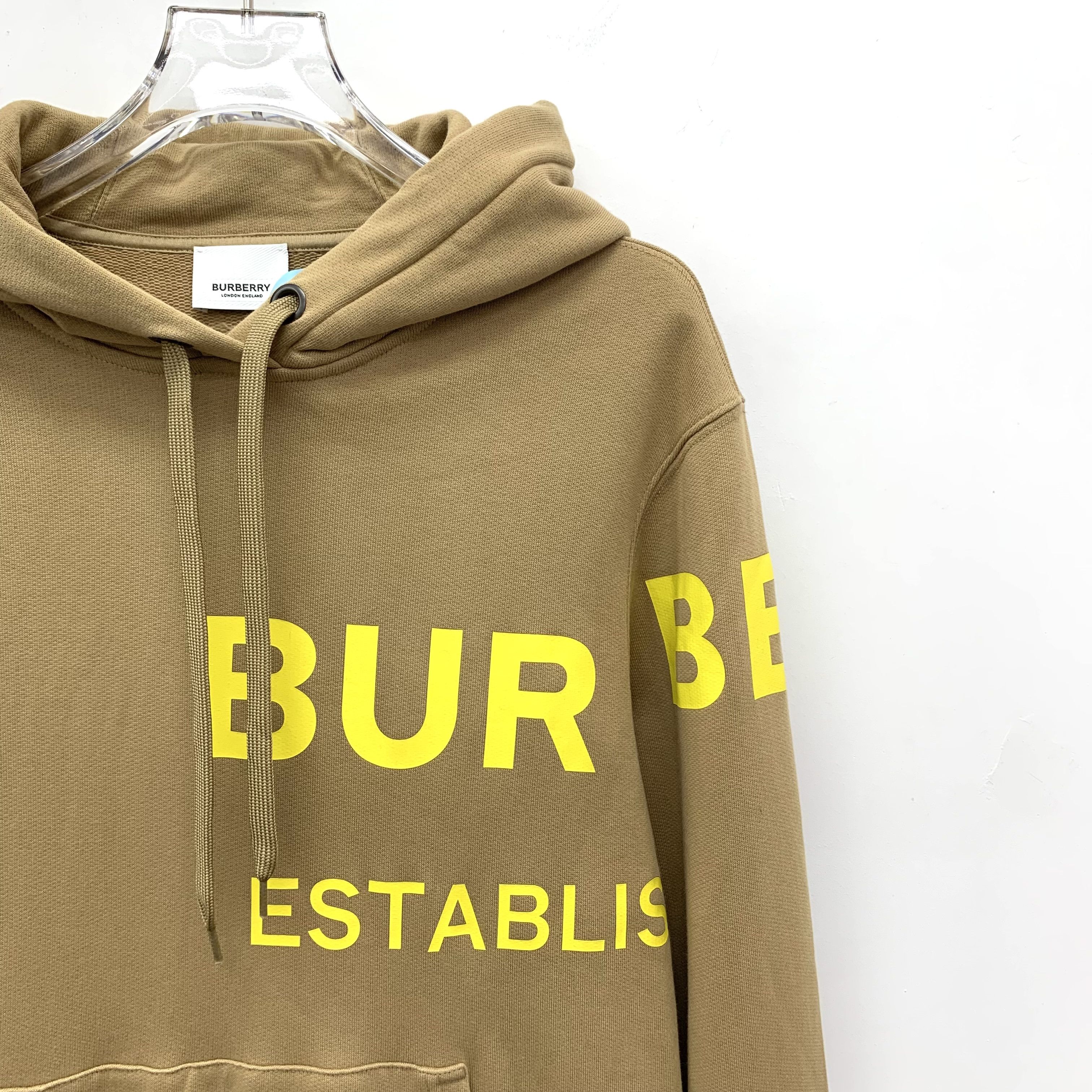 Burberry Burberry Logo Hoodie Brown (XS) Size US XS / EU 42 / 0 - 3 Thumbnail