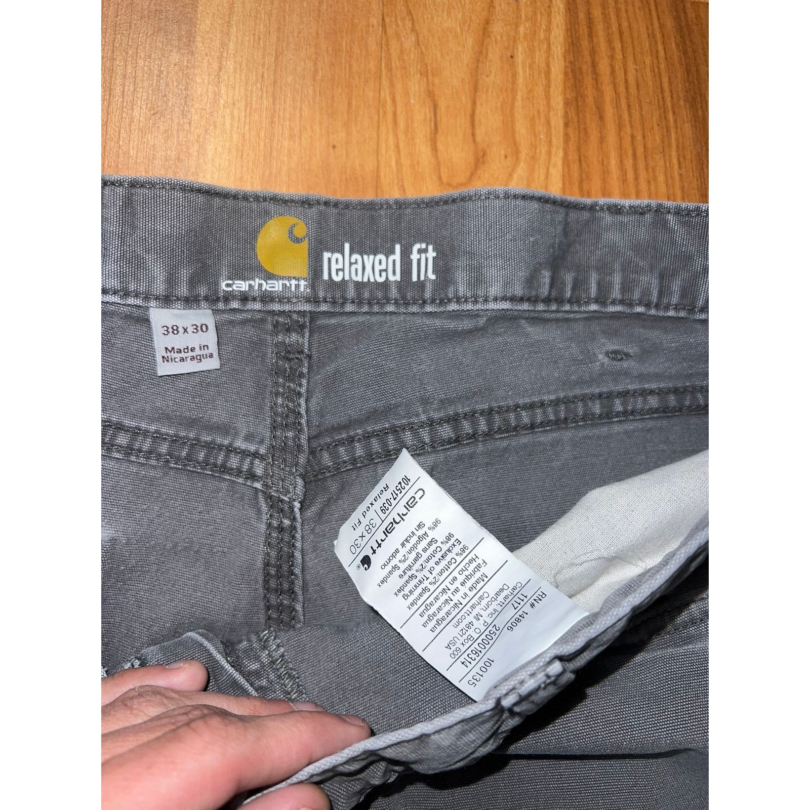 Carhartt Carhartt Pants Workwear Bottoms Dungaree Relaxed Gray 38x30 Size US 38 / EU 54 - 5 Thumbnail