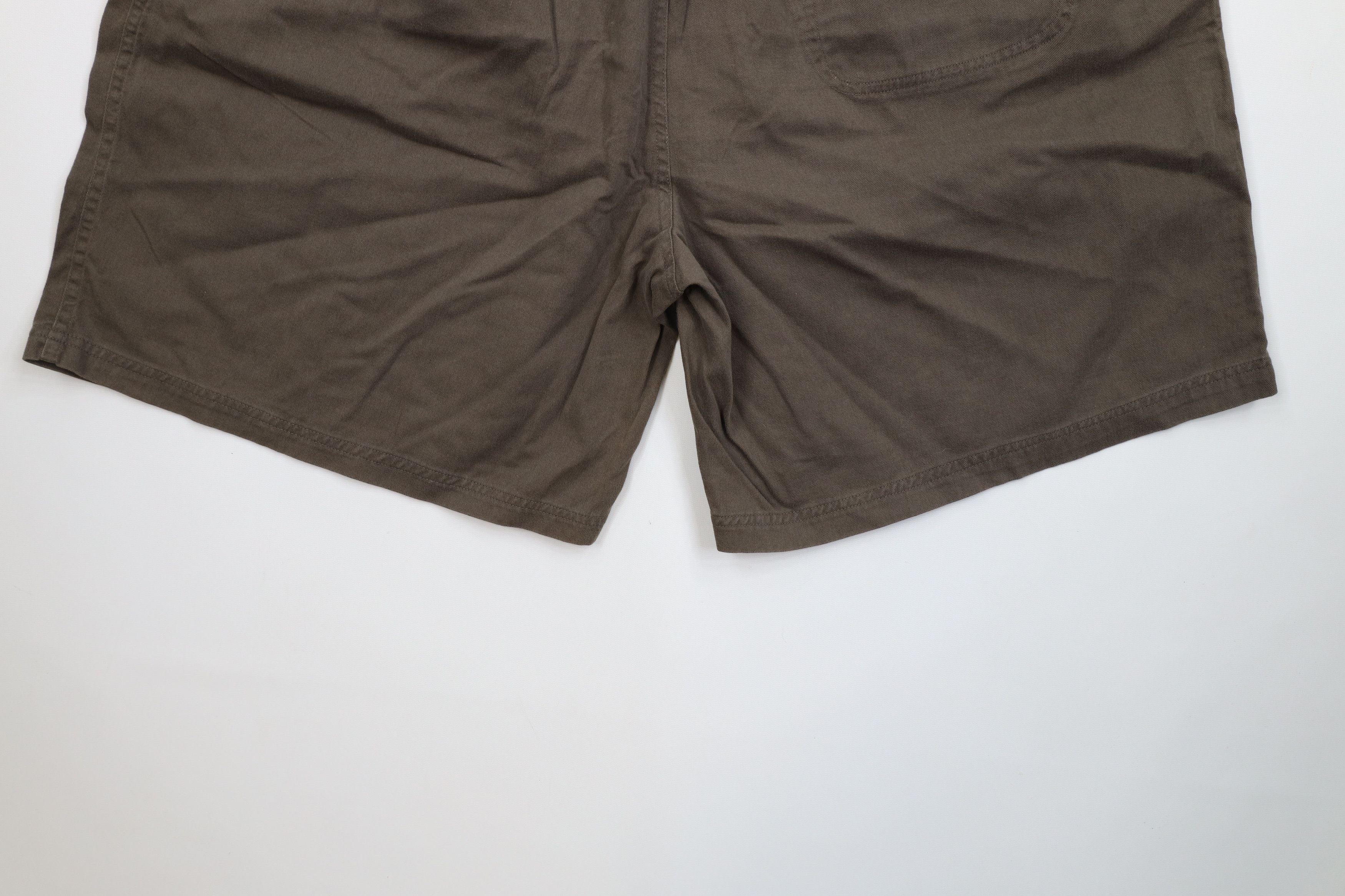 Vintage Vintage 90s Streetwear Blank Above Knee Shorts Green Cotton Size US 36 / EU 52 - 13 Thumbnail