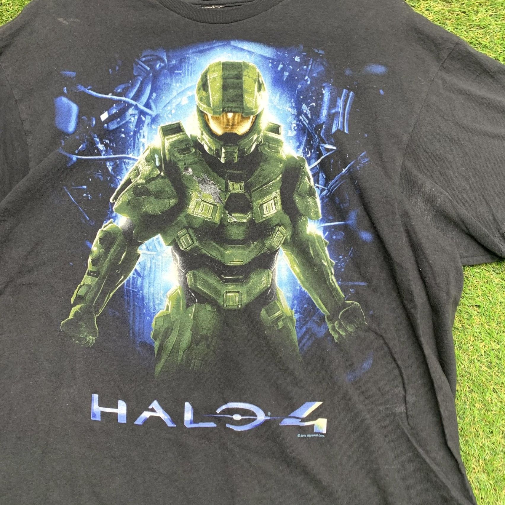 Halo Halo 4 Shirt Mens XL Black Master Chief Video Game Xbox Gamer Graphic T-Shirt Size US XL / EU 56 / 4 - 2 Thumbnail