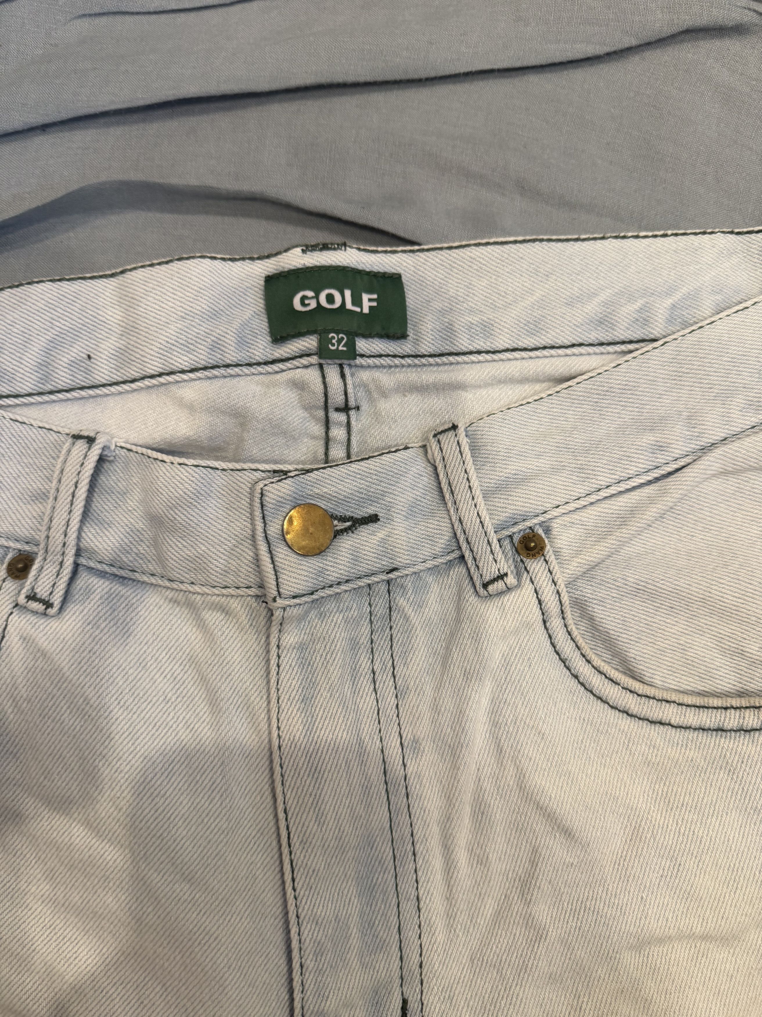 Golf Wang Denim Cupid Shorts Size US 32 / EU 48 - 4 Thumbnail
