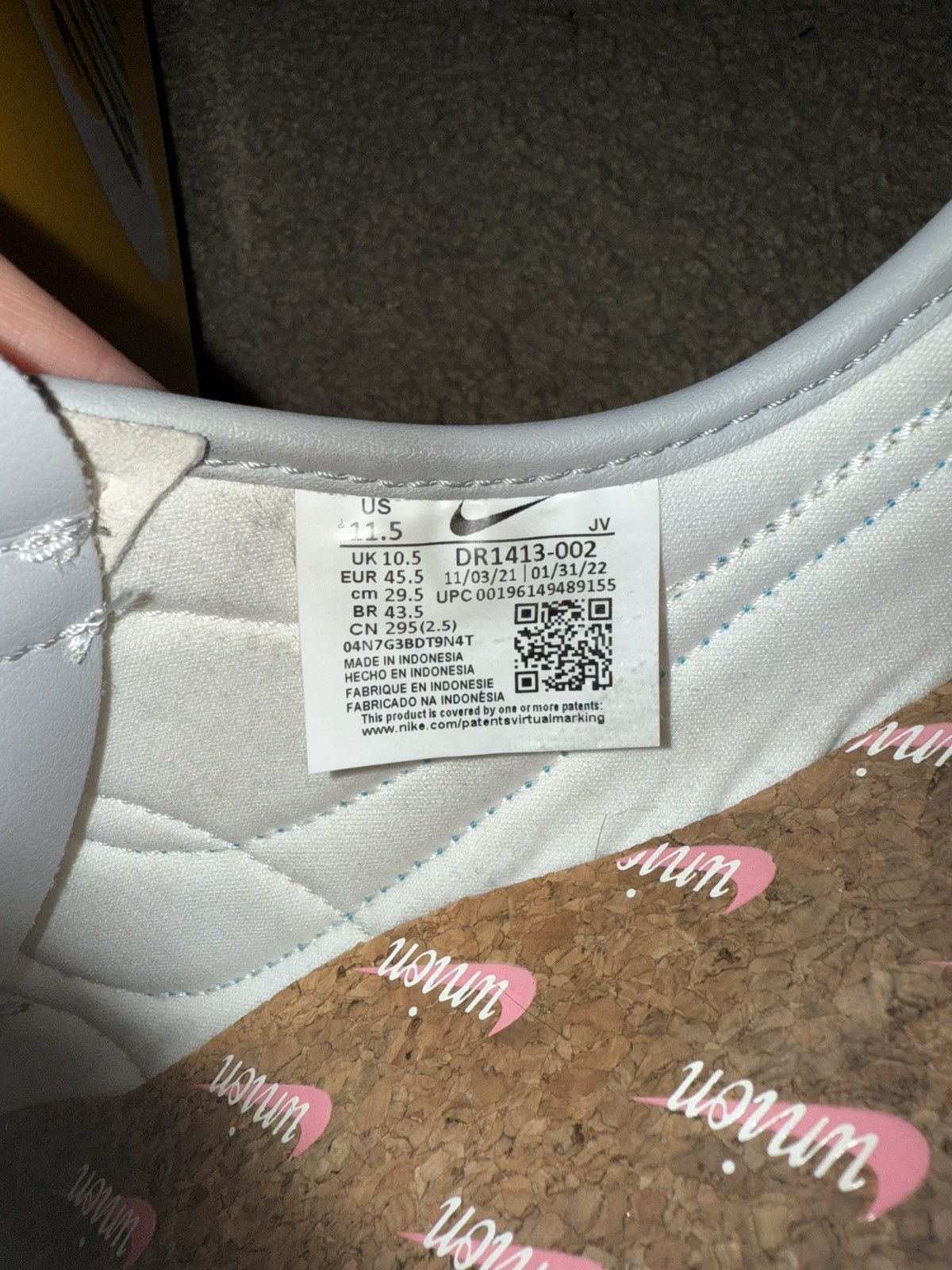 Nike × Union LA Cortez Size US 11.5 / EU 44-45 - 5 Thumbnail