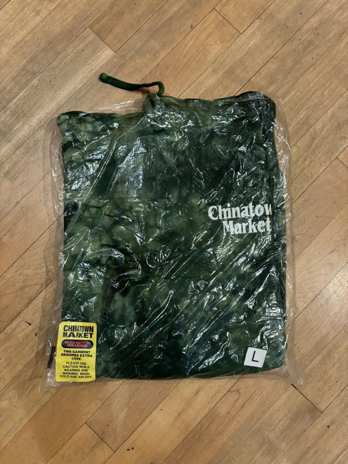 Market Chinatown Market “ Call My Therapist “ Green Tie Dye Hoodie Size US L / EU 52-54 / 3 - 1 Thumbnail