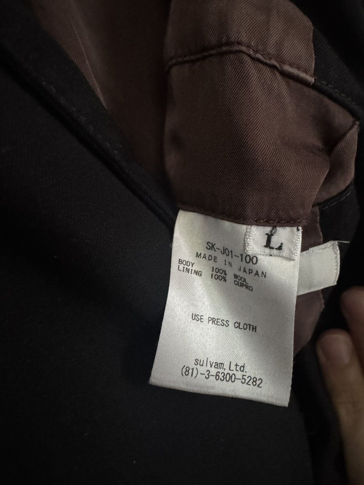 Sulvam Sulvam Blazer Size 44L - 3 Thumbnail