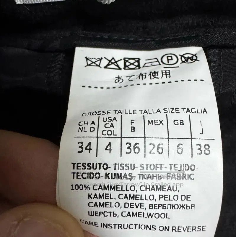 Max Mara MaxMara Black Alpaca Wool Women's Casual Pants . Size 23" - 4 Thumbnail
