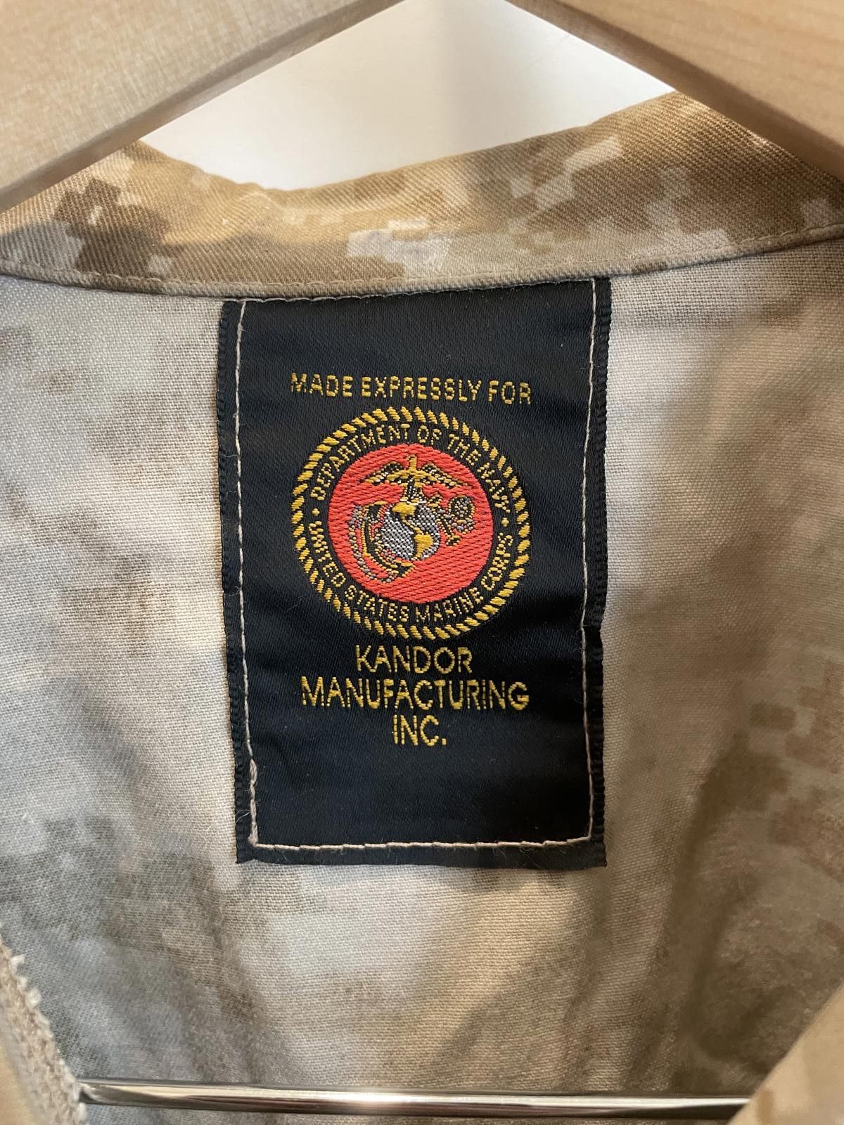 Designer USMC Desert MARPAT Camouflage Blouse MCCUU Medium Regular EA Size ONE SIZE - 3 Thumbnail