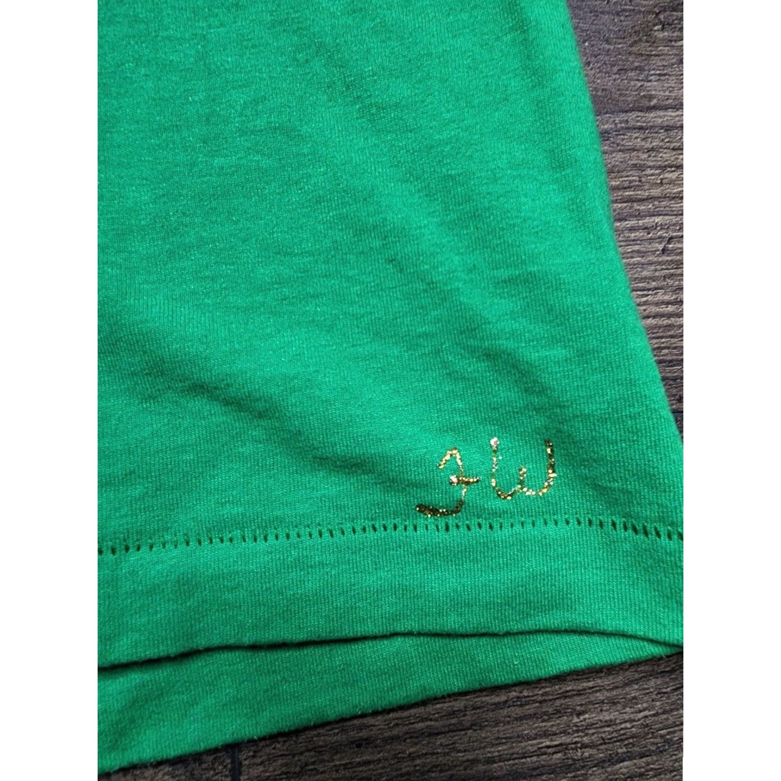 Vintage VINTAGE Screen Stars T-Shirt Mens M JOY Handmade Christmas Puffy Paint Sequins Black 80s 90s Size US M / EU 48-50 / 2 - 3 Thumbnail