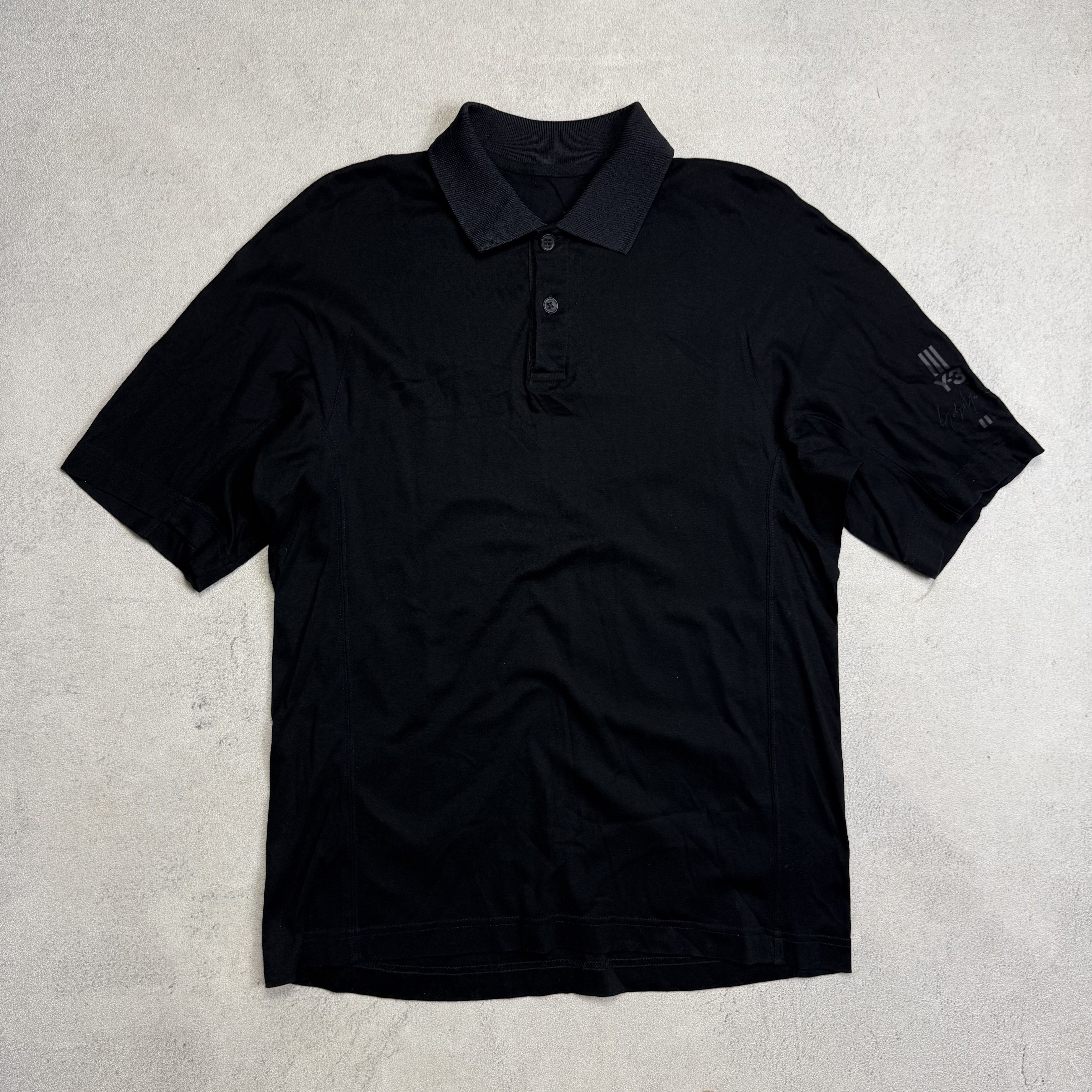 Adidas × Y-3 × Yohji Yamamoto Y-3 Yohji Yamamoto Polo Shirt Size L
