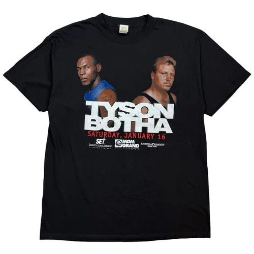 1999 Tyson Vs Botha Fight Tee Black