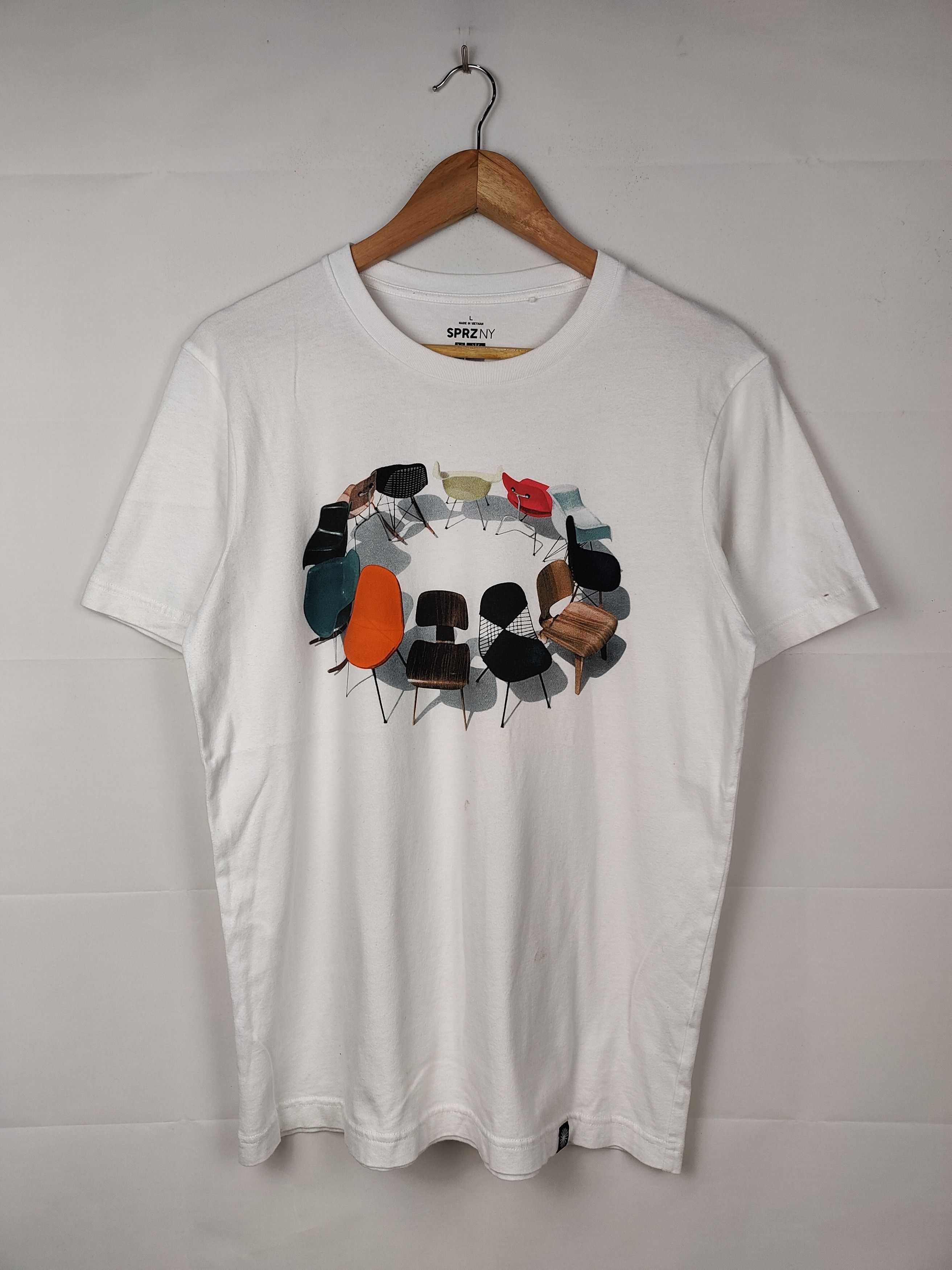 Japanese Brand Eames Office Art Chair Shirt Size US L / EU 52-54 / 3 - 1 Thumbnail