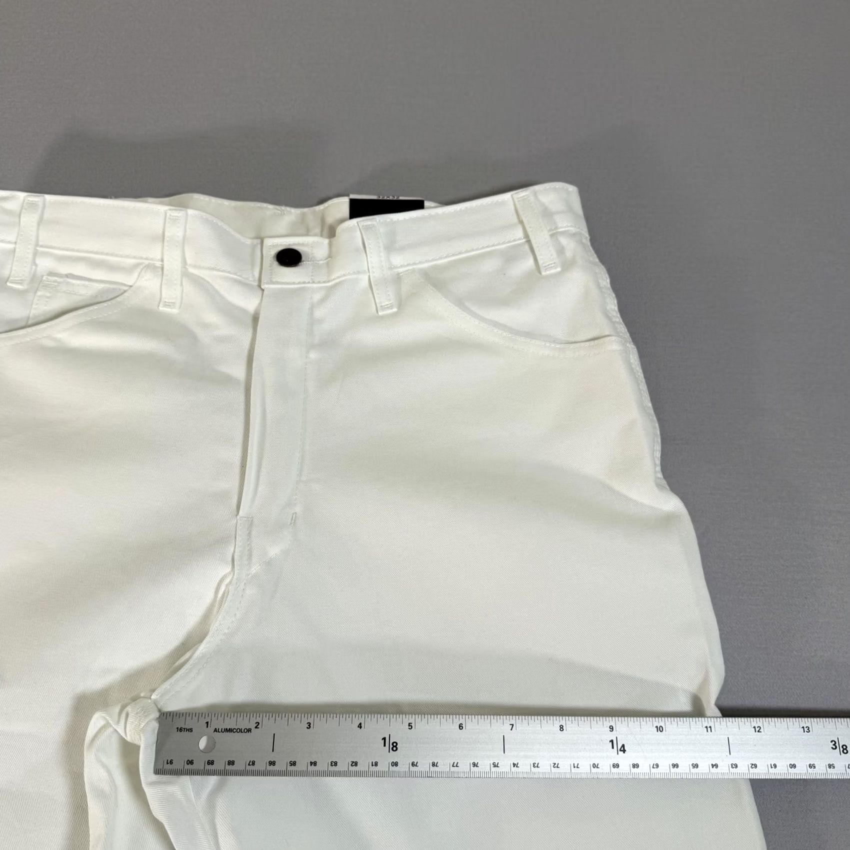 Dickies Dickies Pants Mens 32x32 White Canvas Carpenter Painter Relaxed Fit Workwear Size US 32 / EU 48 - 7 Thumbnail