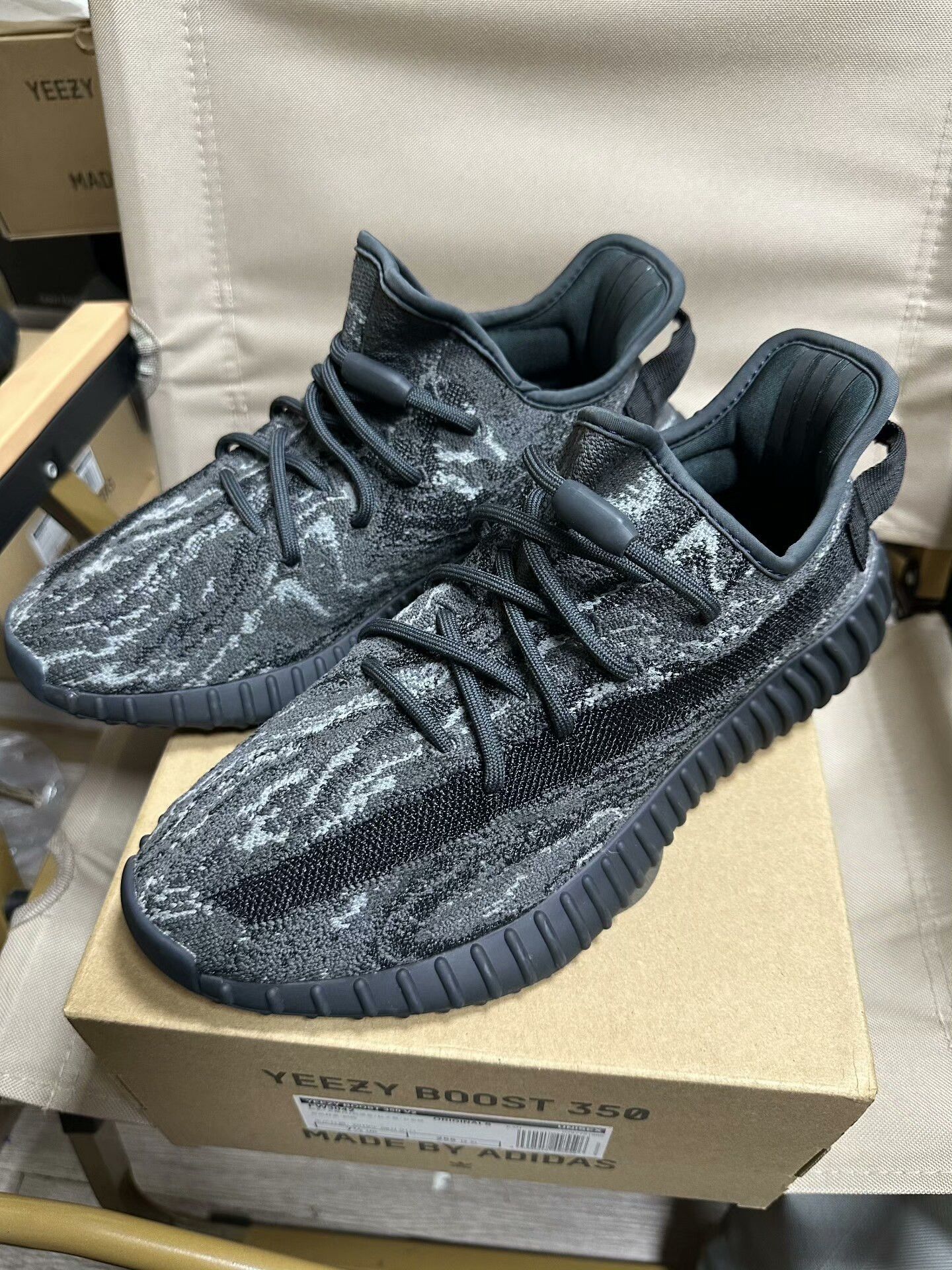 Adidas Adidas YEEZY350 Black Lowtop Sneakers 42 Men Size US 9 / EU 42 - 1 Thumbnail