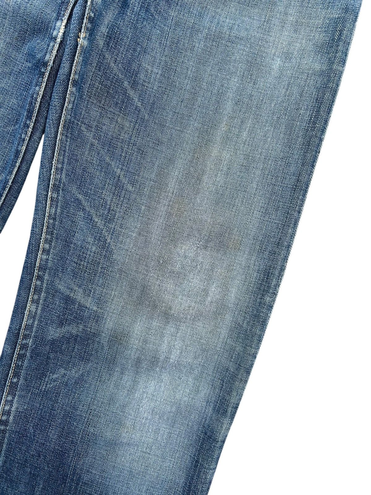 Kapital VINTAGE WRANGLER BLUE BELL SELVEDGE DISTRESSED DENIM JEANS Size US 31 - 5 Thumbnail
