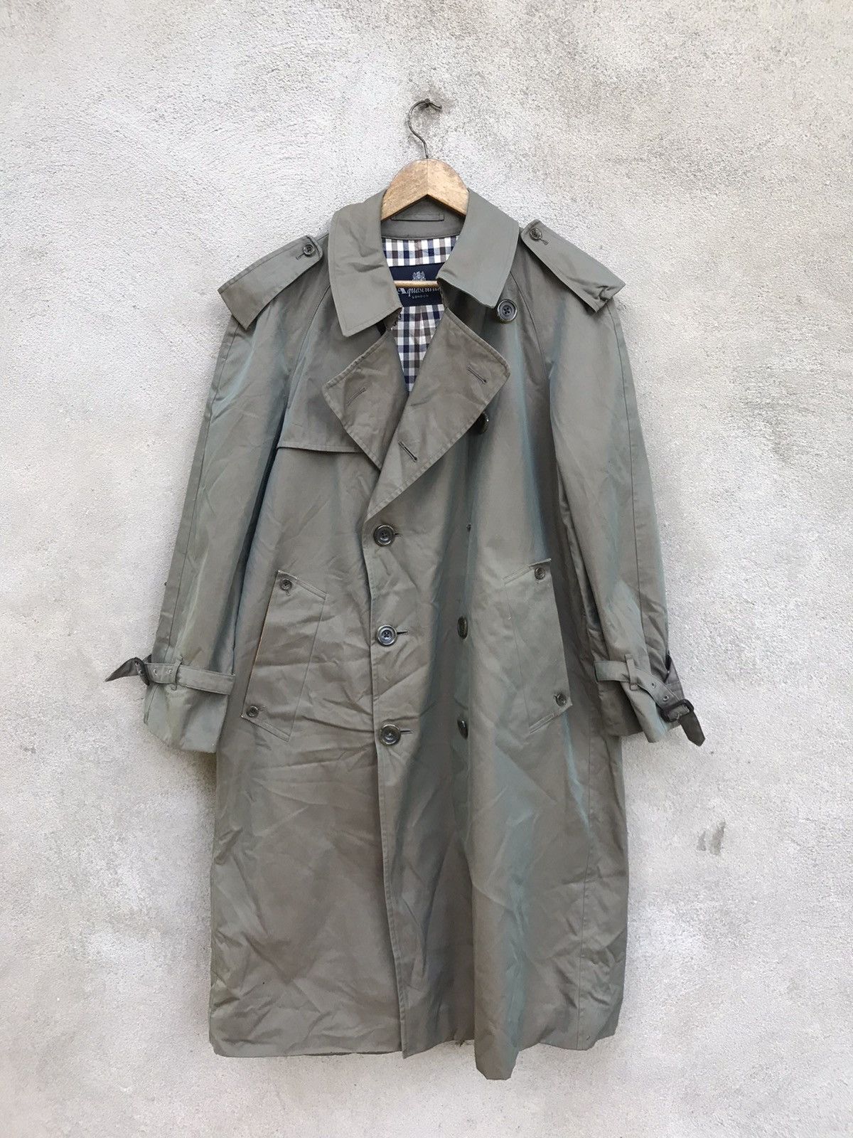 Trench Coat Aquascutum Jacket Sale Men's Vintage Aquascutum Trench