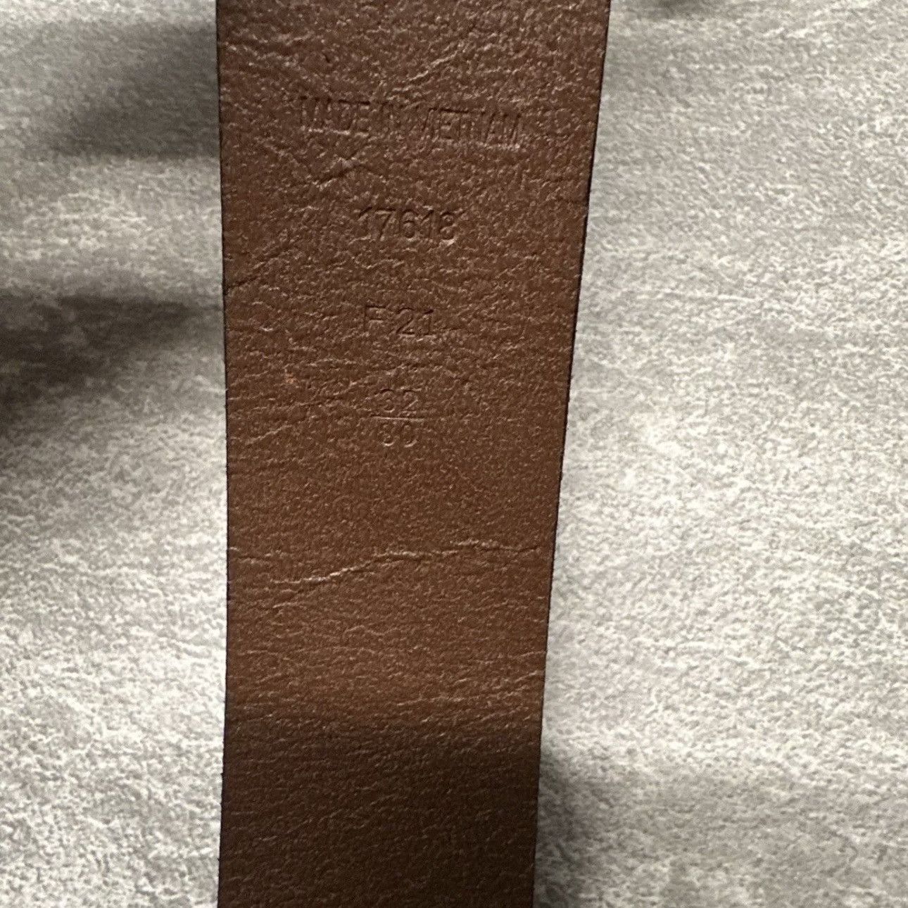 Polo Ralph Lauren Polo Ralph Lauren Wilton Equestrian Leather Belt 32 Brown Size 32 - 4 Thumbnail