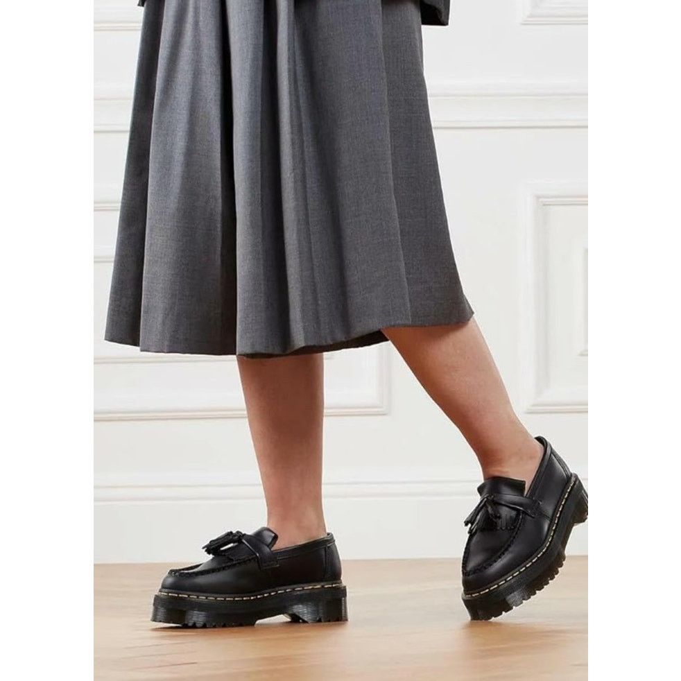 Dr. Martens NWOT Dr Martens Adrian Quad Platform Tassel Loafers Leather Size US 9 / IT 39 - 12 Thumbnail