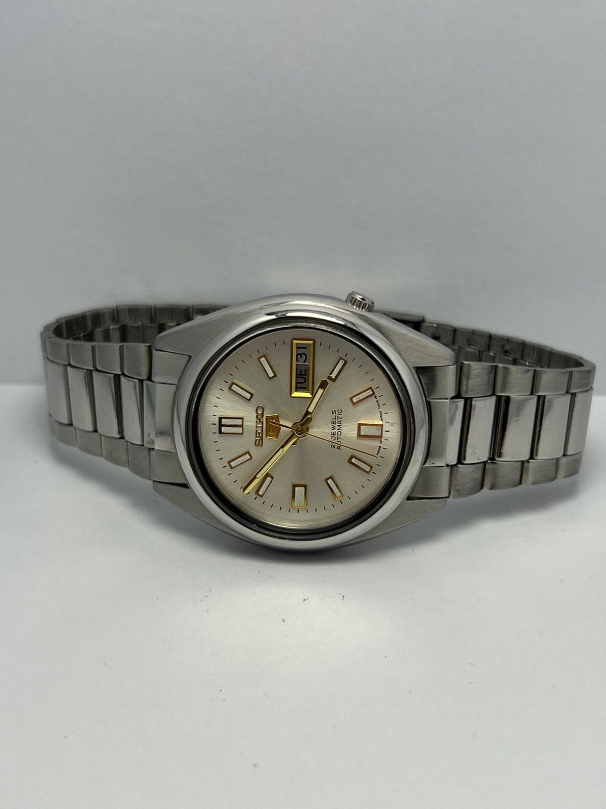 Seiko Seiko 5 Automatic Vintage Wrist Watch Day/Date Japan Size 36 - 7 Thumbnail