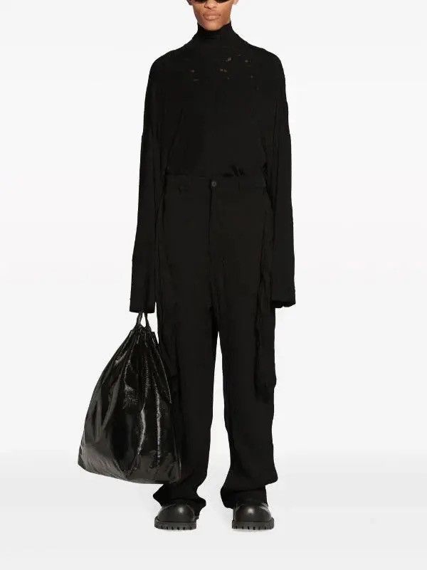 Balenciaga Hybrid wrinkled fluid trousers | Grailed
