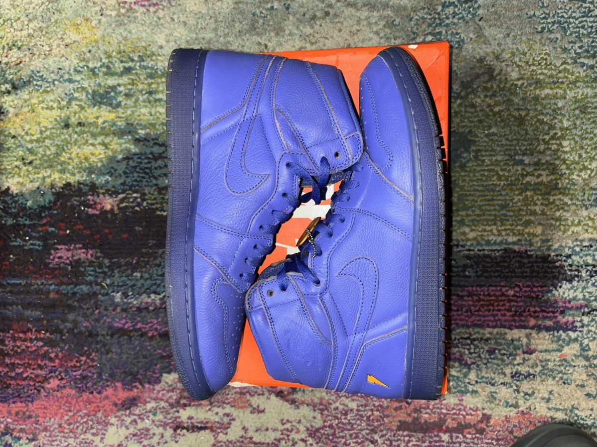 Gatorade × Jordan Brand Jordan 1 Gatorade Rush Violet Size US 12 / EU 45 - 2 Thumbnail