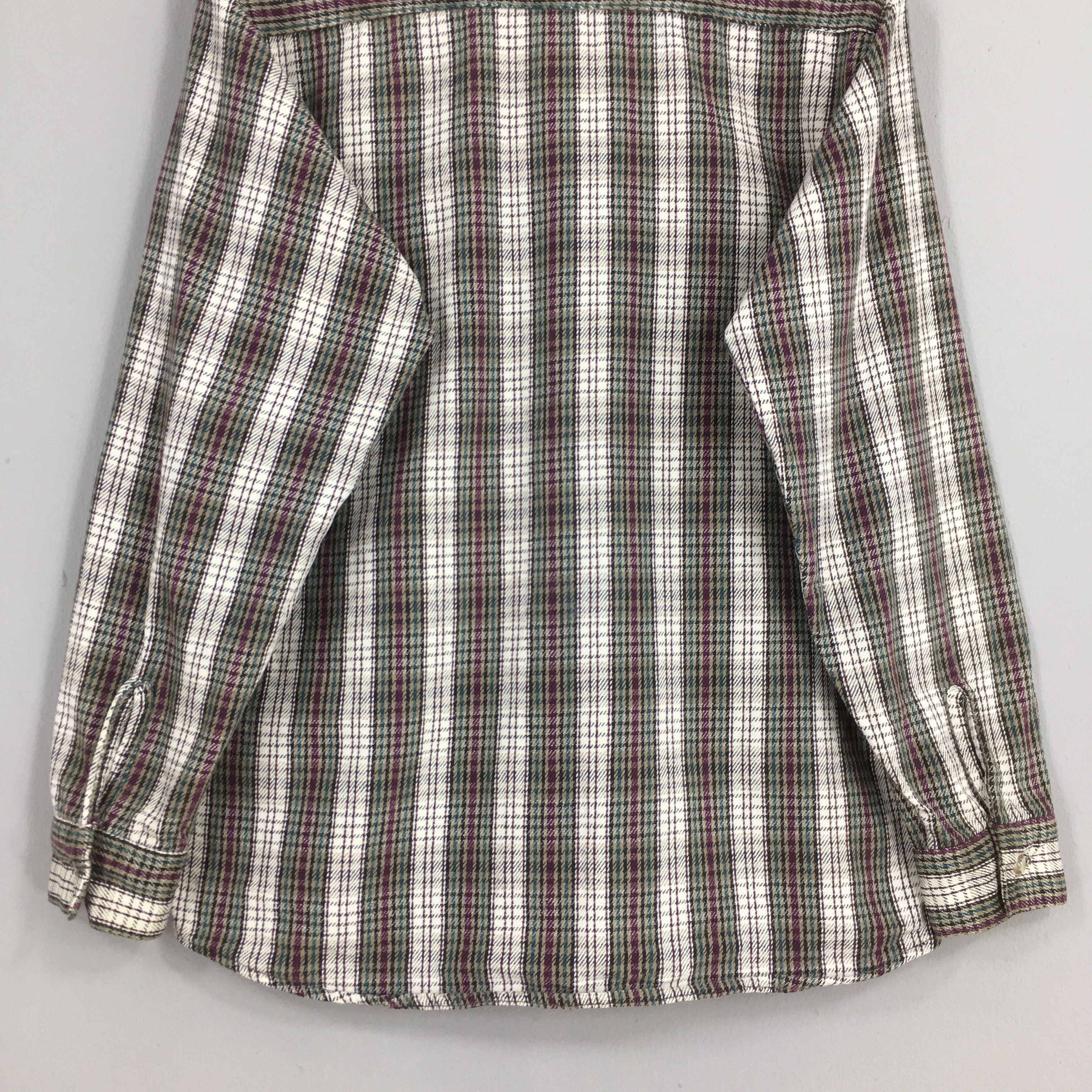 FiveBrother Vintage 80's Five Brother Flannel Shirt Medium Size US M / EU 48-50 / 2 - 8 Thumbnail